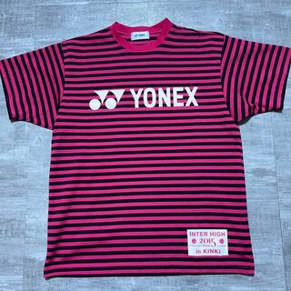 ヨネックス(YONEX)のインターハイ近畿 2015 YONEX ヨネックス ボーダー Tシャツ(バドミントン)