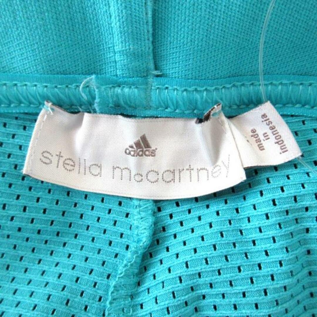 adidas by Stella McCartney(アディダスバイステラマッカートニー)のADIDAS BY STELLA McCARTNEY(アディダスバイステラマッカートニー) ショートパンツ サイズM レディース - ブルーグリーン ウエストゴム レディースのパンツ(ショートパンツ)の商品写真