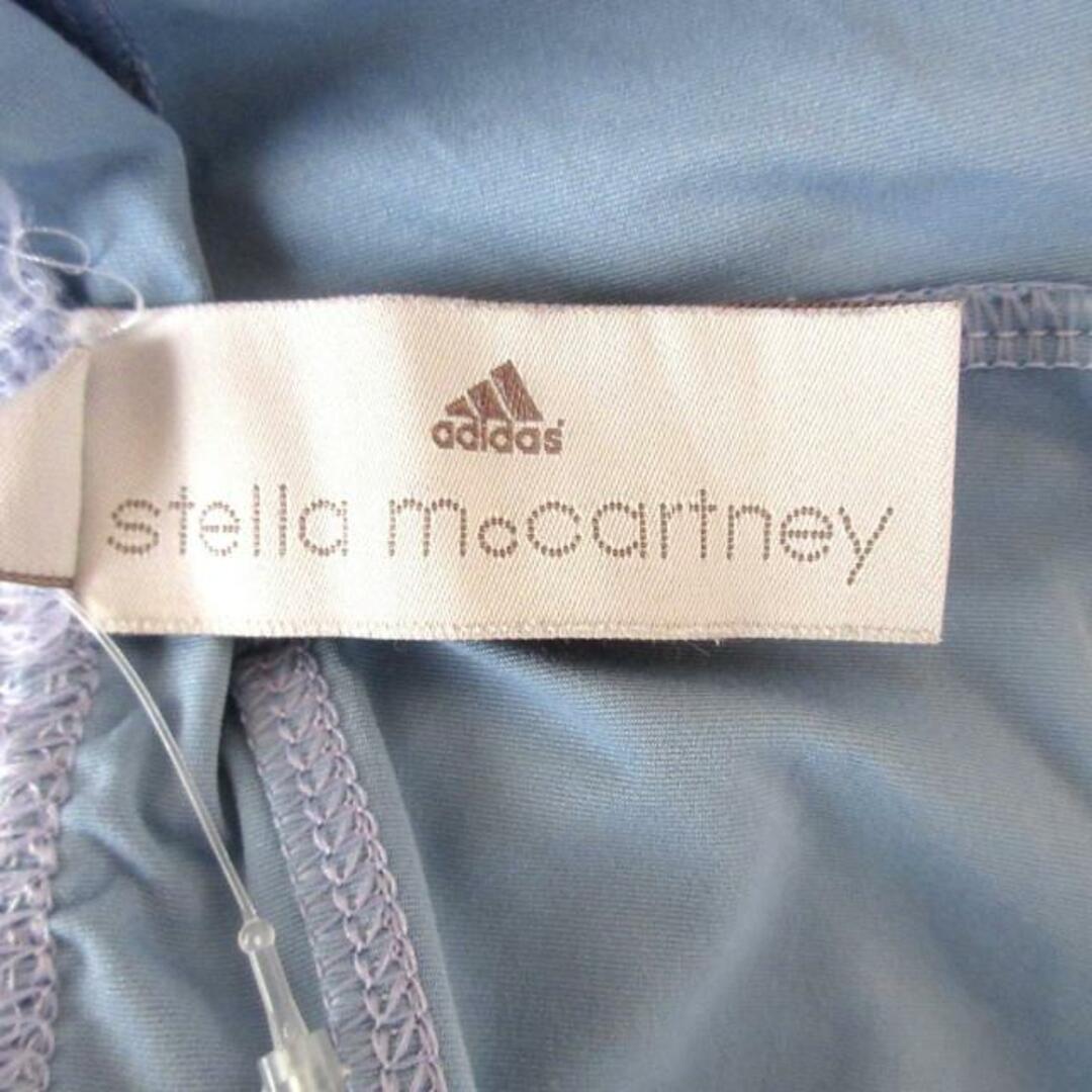 adidas by Stella McCartney(アディダスバイステラマッカートニー)のADIDAS BY STELLA McCARTNEY(アディダスバイステラマッカートニー) パンツ サイズ0T レディース - ライトブルー クロップド(半端丈)/ウエストゴム/メッシュ レディースのパンツ(その他)の商品写真