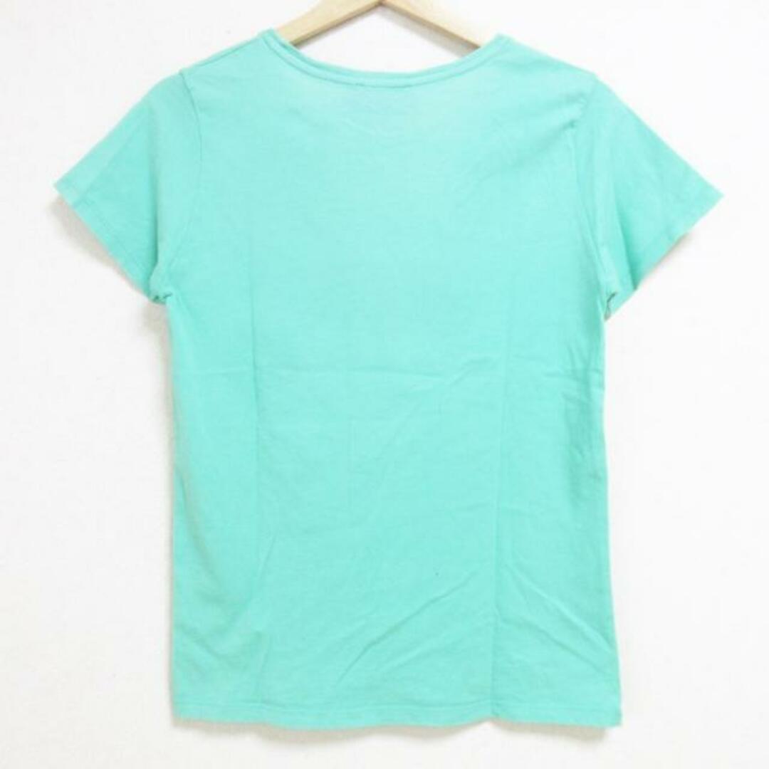 MAISON KITSUNE'(メゾンキツネ)のMAISON KITSUNE(メゾンキツネ) 半袖Tシャツ サイズS レディース - ライトグリーン×白 レディースのトップス(Tシャツ(半袖/袖なし))の商品写真