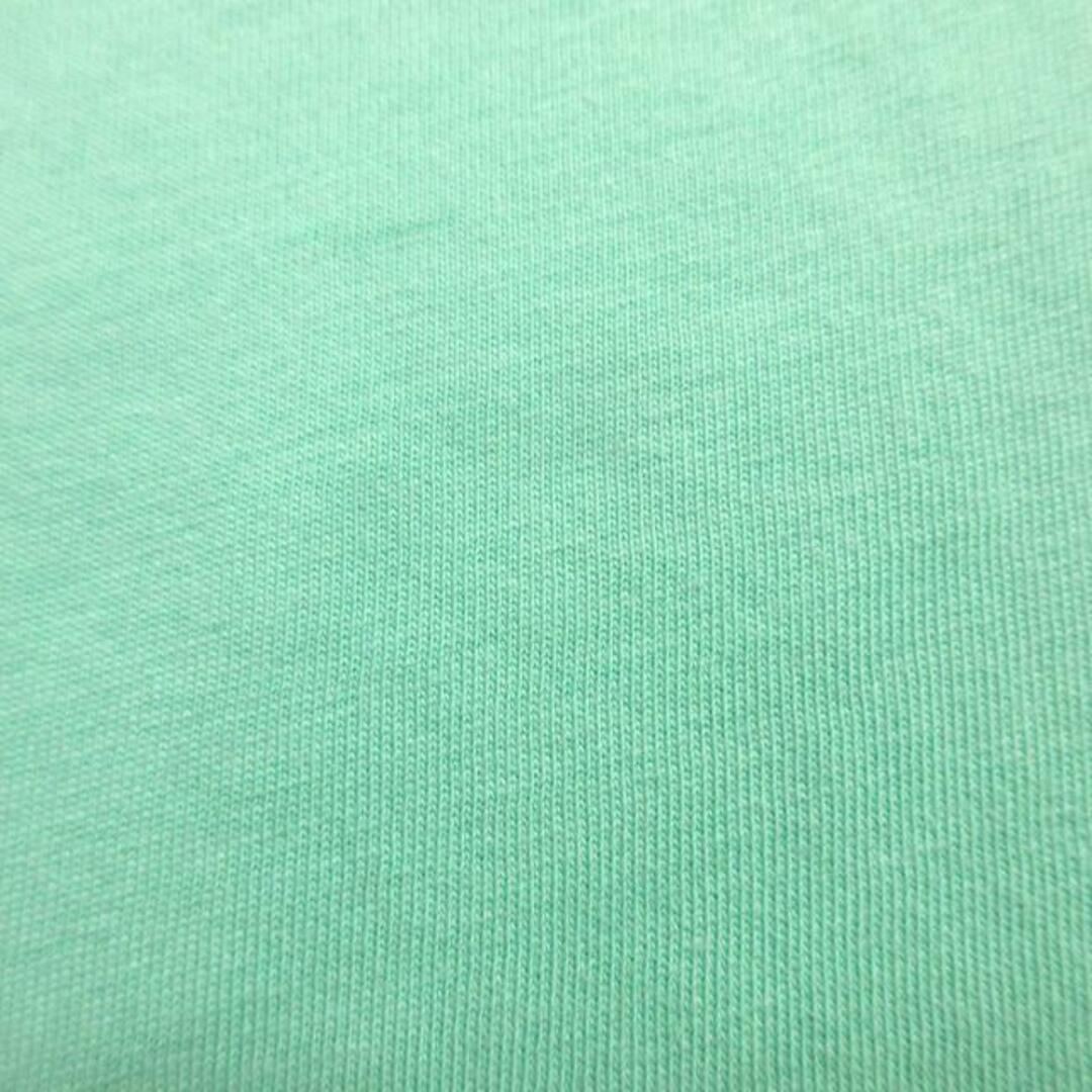 MAISON KITSUNE'(メゾンキツネ)のMAISON KITSUNE(メゾンキツネ) 半袖Tシャツ サイズS レディース - ライトグリーン×白 レディースのトップス(Tシャツ(半袖/袖なし))の商品写真