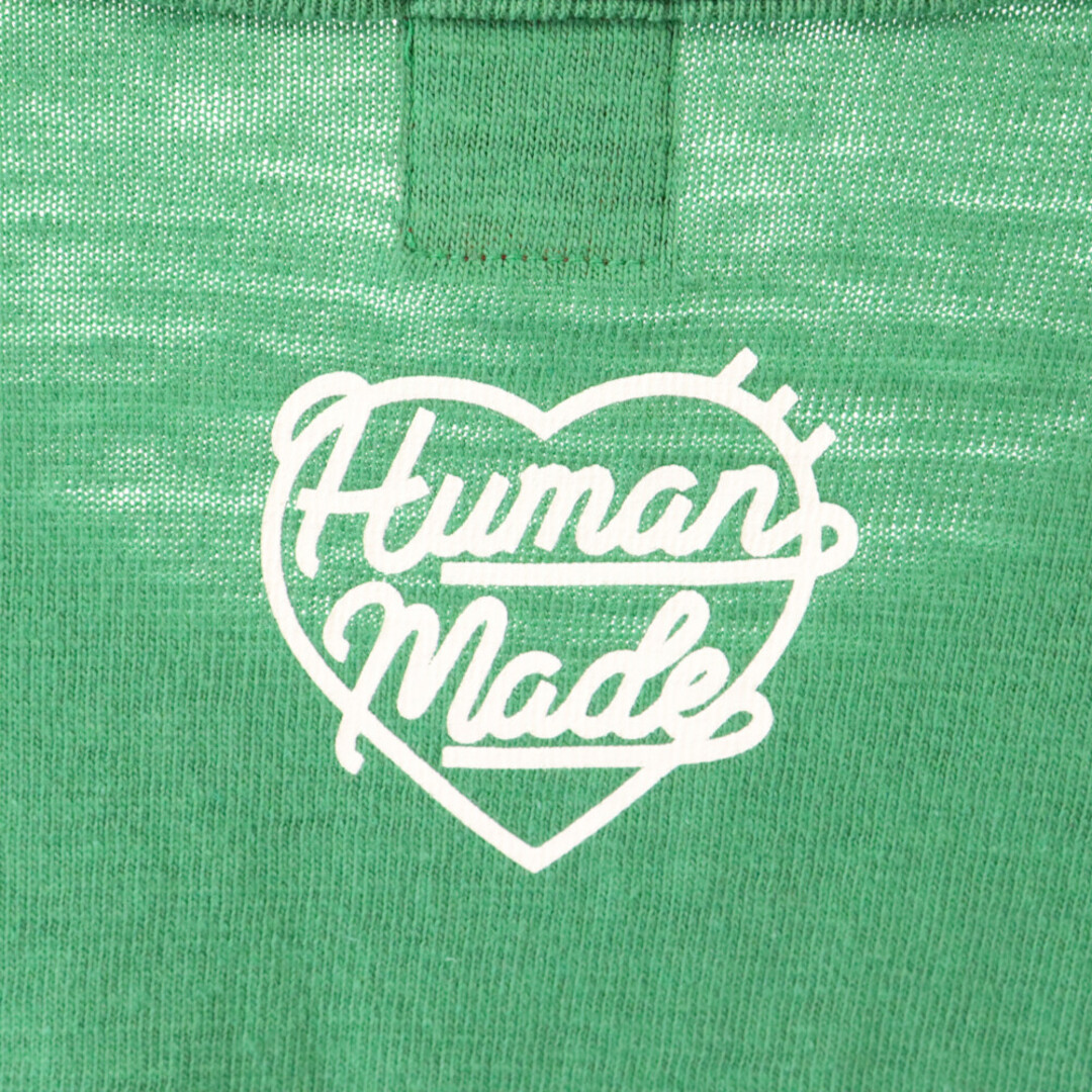 運営する公式通販サイト HUMAN MADE ヒューマンメイド 23SS COLOR T-SHIRT #2 カラー コットン ロゴプリント 半袖Tシャツ グリーン HM25CS038