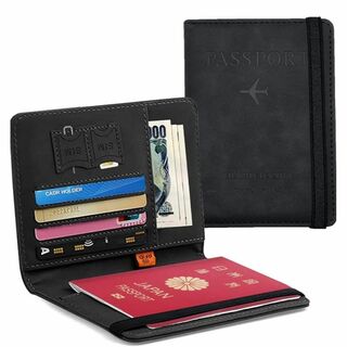 パスポートケース　財布　スキミング防止　カードケース　メンズ　レディース(旅行用品)