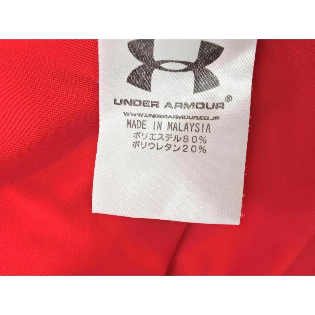 UNDER ARMOUR(アンダーアーマー)のUNDER ARMOUR アンダーアーマー ハイネック ロゴ トレーニングウェア カットソー sizeXL/赤 ■◇ メンズ メンズのトップス(Tシャツ/カットソー(七分/長袖))の商品写真