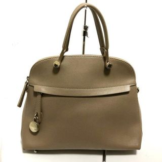 フルラ(Furla)のFURLA(フルラ) ハンドバッグ美品  パイパー グレーベージュ レザー(ハンドバッグ)