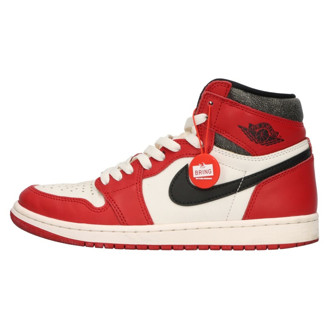 NIKE(ナイキ)のNIKE ナイキ AIR JORDAN 1 LOST&FOUND エアジョーダン1 ロスト&ファウンド ハイカットスニーカー ホワイト/レッド US8/26cm DZ5485-612 メンズの靴/シューズ(スニーカー)の商品写真