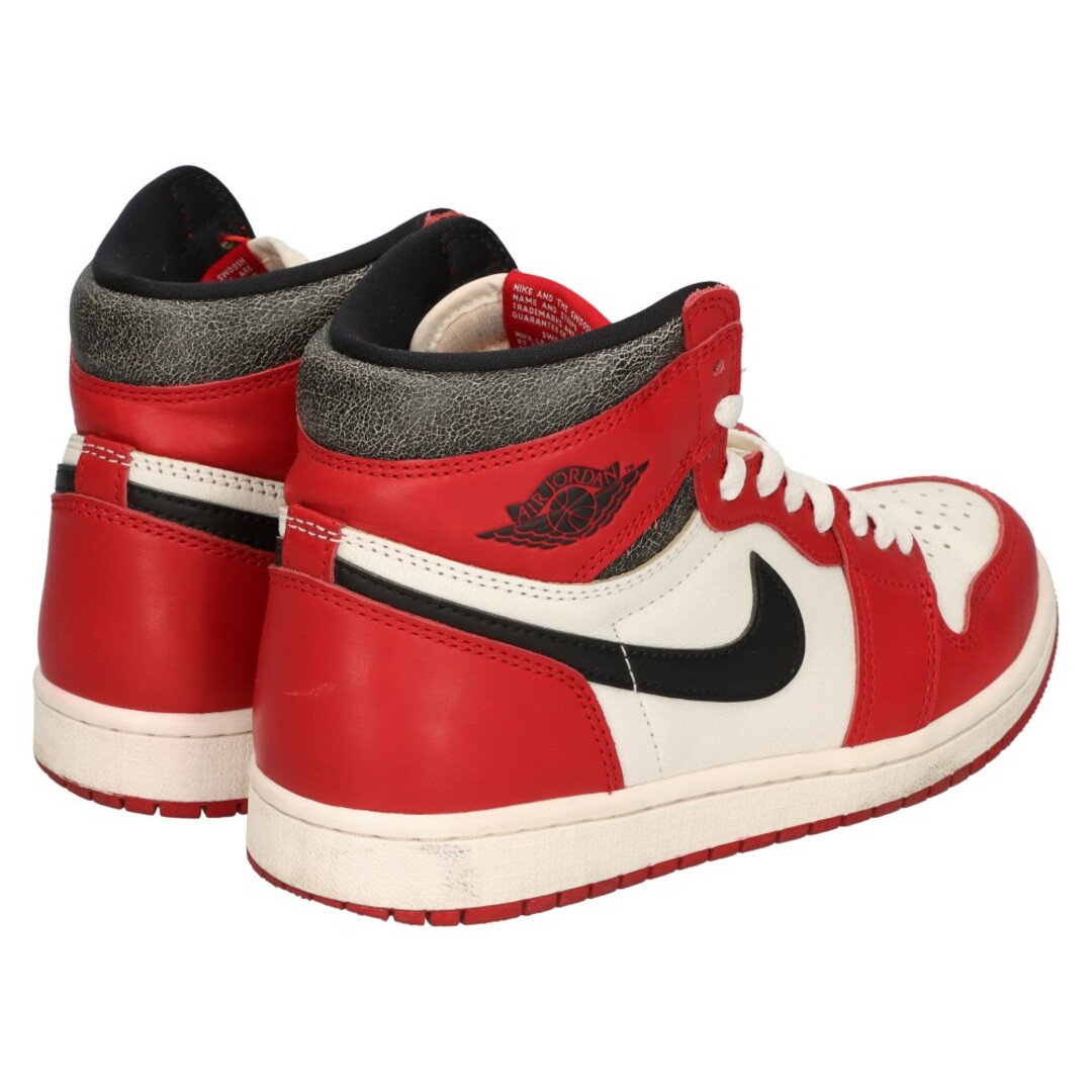 NIKE(ナイキ)のNIKE ナイキ AIR JORDAN 1 LOST&FOUND エアジョーダン1 ロスト&ファウンド ハイカットスニーカー ホワイト/レッド US8/26cm DZ5485-612 メンズの靴/シューズ(スニーカー)の商品写真