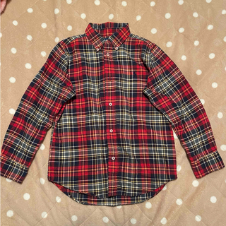 ラルフローレン(Ralph Lauren)のRalph Lauren キッズ　赤チェックシャツ　130㎝(Tシャツ/カットソー)