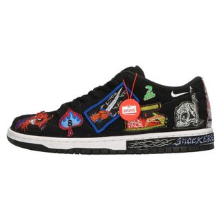 ナイキ(NIKE)のNIKE SB ナイキエスビー Neck face Dunk Low "Black/White/Multi Color" ネックフェイス ダンク ローカットスニーカー マルチカラー US9.5/27.5cm DQ4488-001(スニーカー)