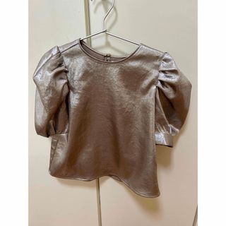 ザラキッズ(ZARA KIDS)のZARA KIDS  メタリック　Tシャツ　8歳(Tシャツ/カットソー)