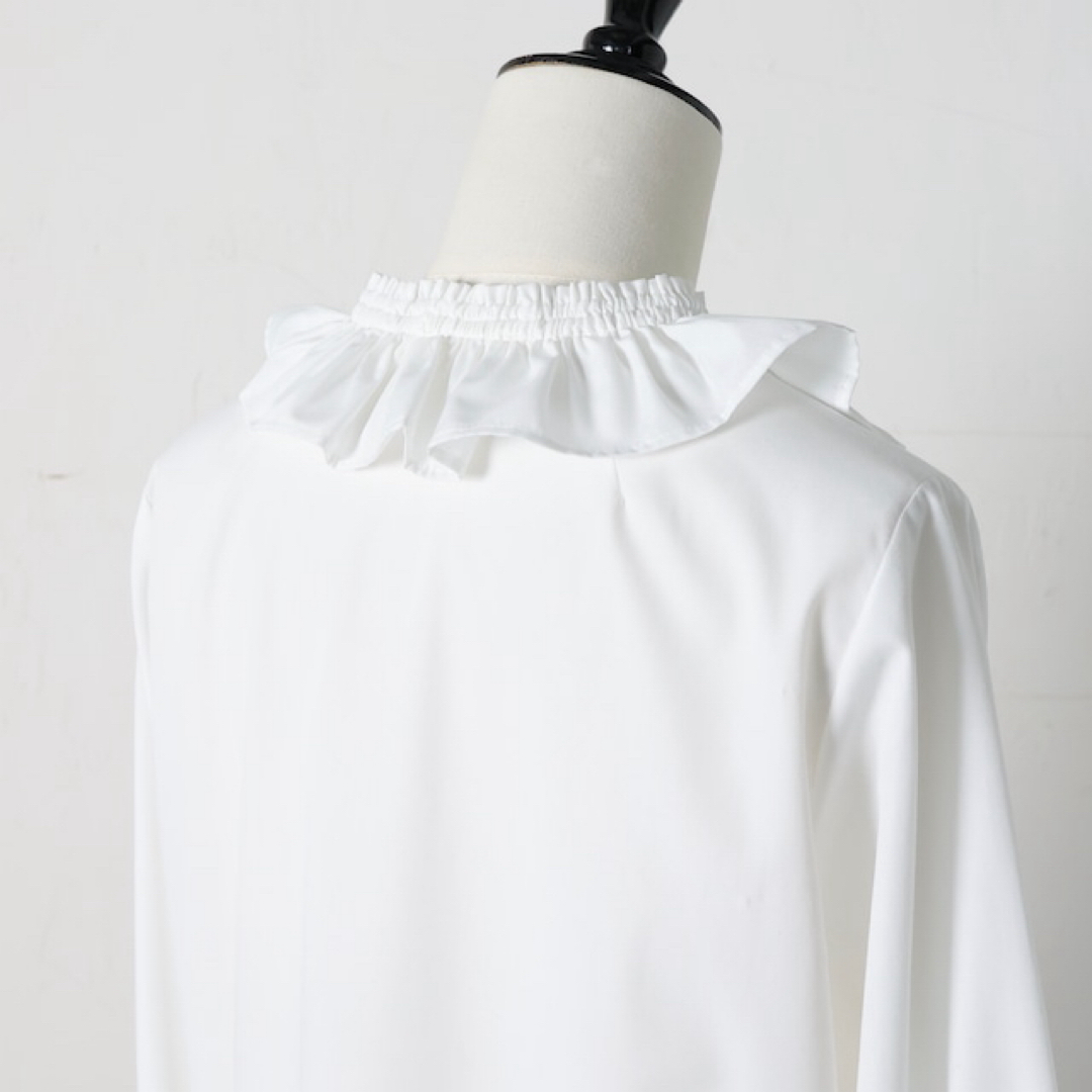 GYPSOPHILA(ジプソフィラ)の新品■ gypsohila Fit Blouse Renewal White レディースのトップス(シャツ/ブラウス(長袖/七分))の商品写真