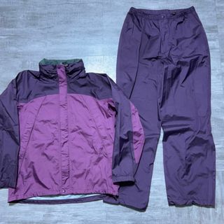 美品 MIZUNO ミズノ レディースL レインウェア 上下 セット