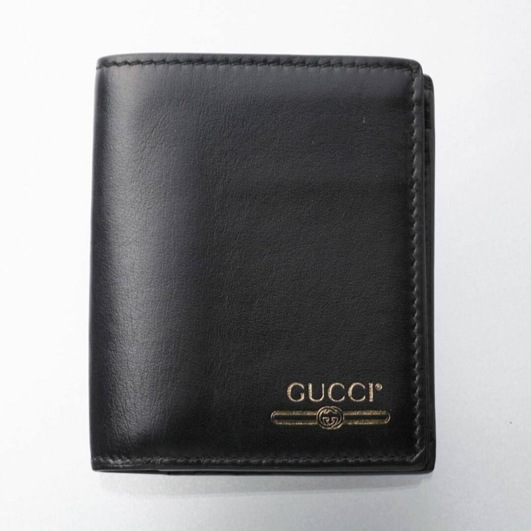 Gucci(グッチ)のK3367M 美品 グッチ ヴィンテージロゴ 本革 パス付き 二つ折 財布 メンズのファッション小物(折り財布)の商品写真