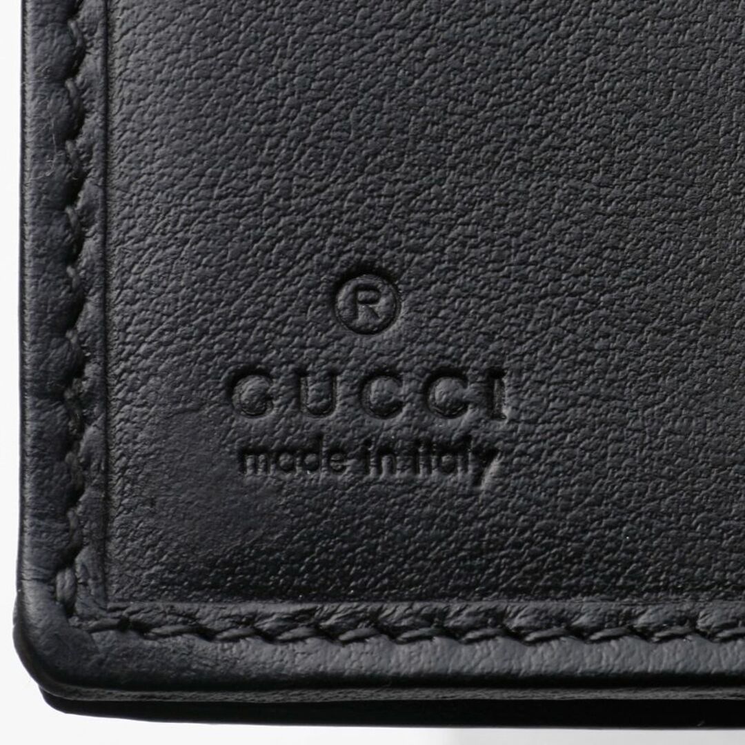 Gucci(グッチ)のK3367M 美品 グッチ ヴィンテージロゴ 本革 パス付き 二つ折 財布 メンズのファッション小物(折り財布)の商品写真