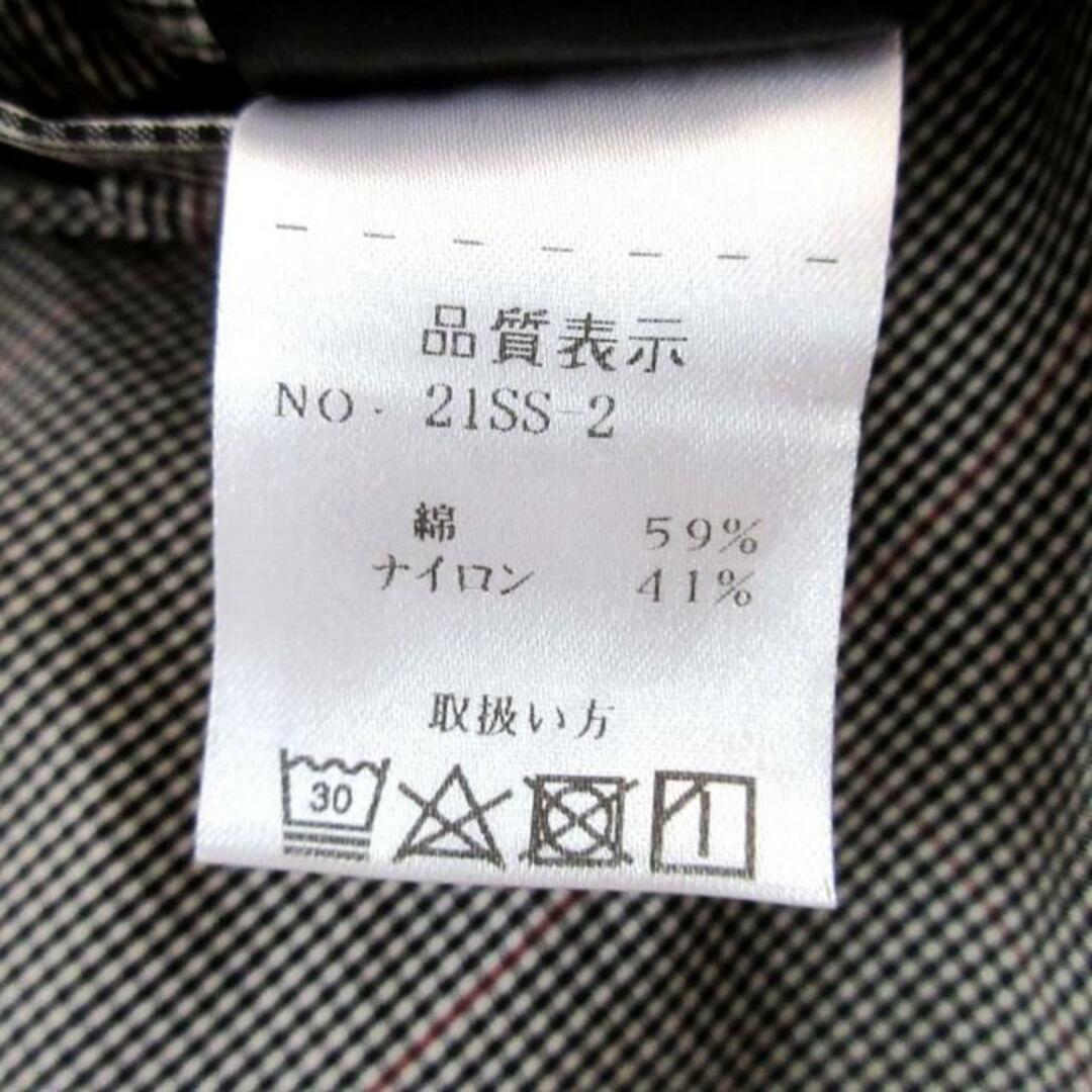 MONOBI(モノビ) パンツ サイズL メンズ - 黒×白×レッド フルレングス/チェック柄 メンズのパンツ(その他)の商品写真