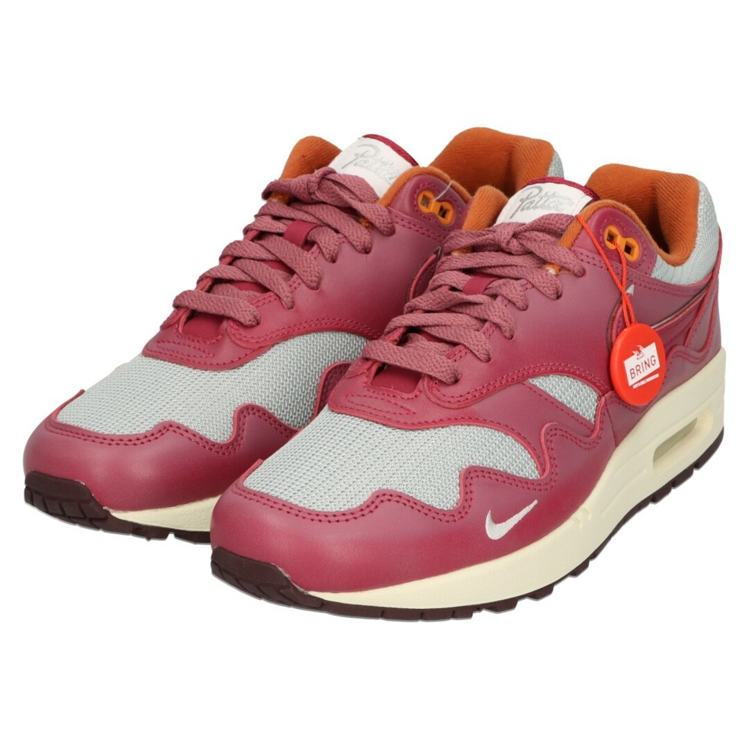 NIKE(ナイキ)のNIKE ナイキ ×Patta AIR MAX 1 NIGHT MAROON DO9549-001 パタ エアマックス1 ナイトマルーン ローカットスニーカー US8/26cm メンズの靴/シューズ(スニーカー)の商品写真