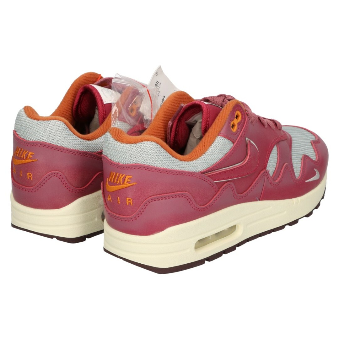 NIKE(ナイキ)のNIKE ナイキ ×Patta AIR MAX 1 NIGHT MAROON DO9549-001 パタ エアマックス1 ナイトマルーン ローカットスニーカー US8/26cm メンズの靴/シューズ(スニーカー)の商品写真