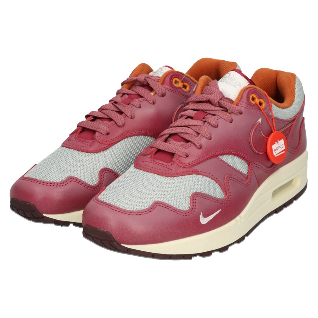 NIKE(ナイキ)のNIKE ナイキ ×Patta AIR MAX 1 NIGHT MAROON DO9549-001 パタ エアマックス1 ナイトマルーン ローカットスニーカー US10/28cm メンズの靴/シューズ(スニーカー)の商品写真