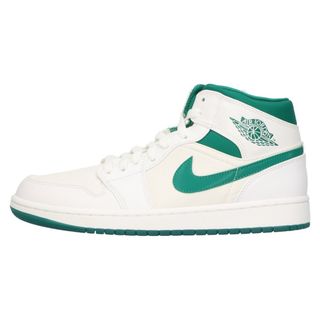 ナイキ(NIKE)のNIKE ナイキ AIR JORDAN 1 MID SE GC エアジョーダン 1 ミッドカットスニーカー ホワイト/グリーン US9.5/27.5cm CD6759-103(スニーカー)