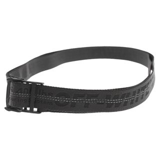 OFF-WHITE オフホワイト CARRYOVER INDUSTRIAL BELT インダストリアル ベルト ロゴ ロングベルト OMRB012R20647001 ブラック