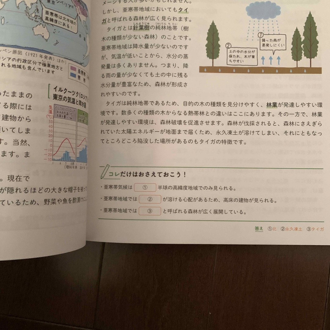 中学校の地理が１冊でしっかりわかる本 エンタメ/ホビーの本(語学/参考書)の商品写真