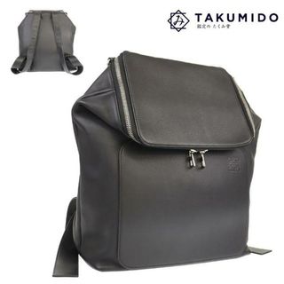 ロエベ リュックサック ゴヤ バックパック 中古 ブラック レザー LOEWE 【中古】 | 2WAY メンズ シンプル ブランド バッグパック 黒 カバン 鞄 ABランク