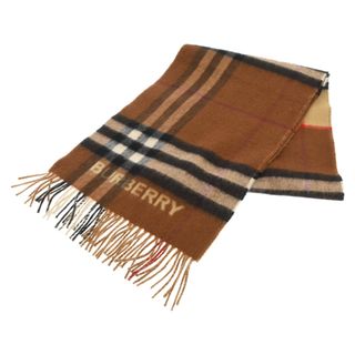 バーバリー(BURBERRY)のBURBERRY バーバリー バーバリーチェック カシミア スカーフ ベージュ 8045329(マフラー)