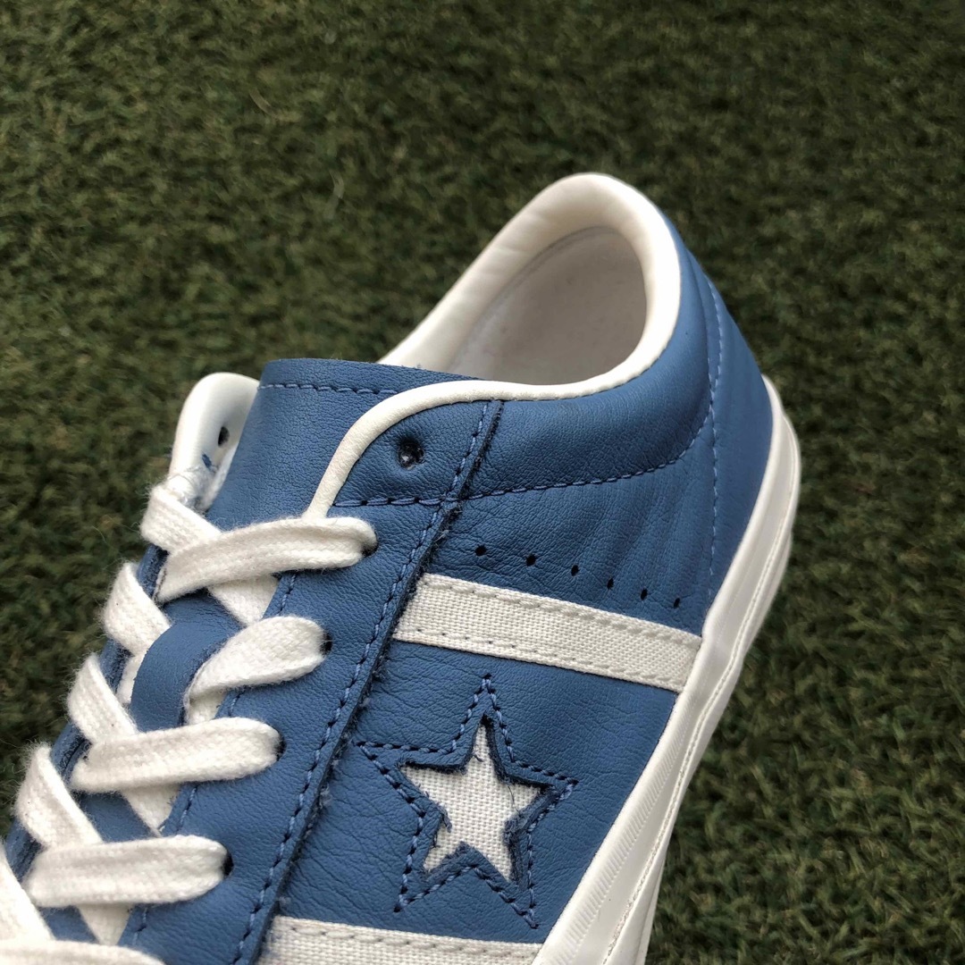 CONVERSE(コンバース)の美品23.5 コンバース スター&バーズ ヴィンテージレザーHW912 レディースの靴/シューズ(スニーカー)の商品写真