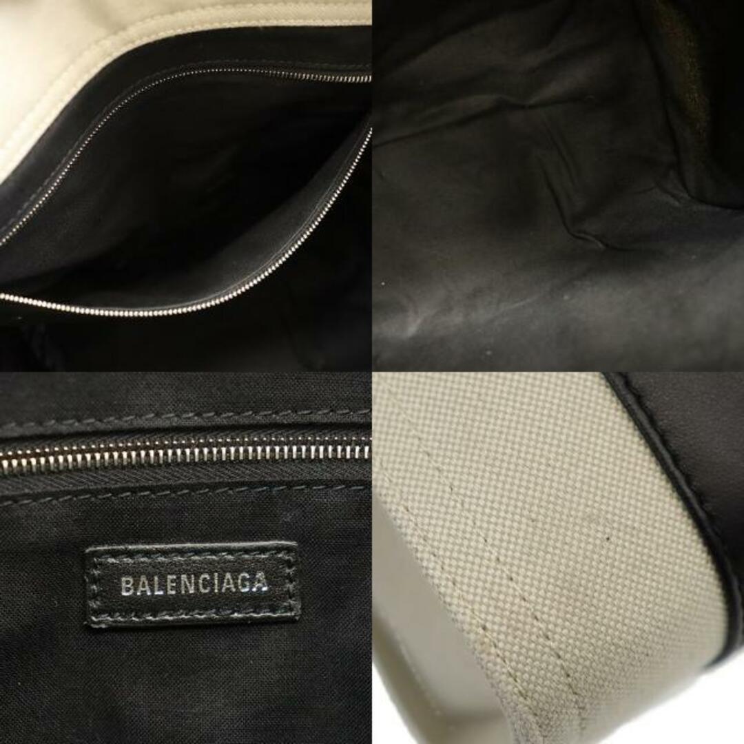 Balenciaga(バレンシアガ)のバレンシアガ ハンドバッグ トレード S 620884 中古 アイボリー ブラック キャンバス レザー BALENCIAGA 【中古】 | Trade 2WAY ショルダー バック カバン レディース シンプル ロゴ ファッション ブランド Aランク レディースのバッグ(ハンドバッグ)の商品写真