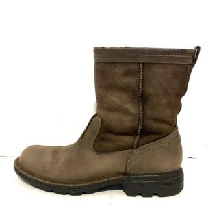 アグ(UGG)のUGG(アグ) ショートブーツ 26 メンズ ハーツビル 5626 ダークブラウン ムートン×レザー(ブーツ)