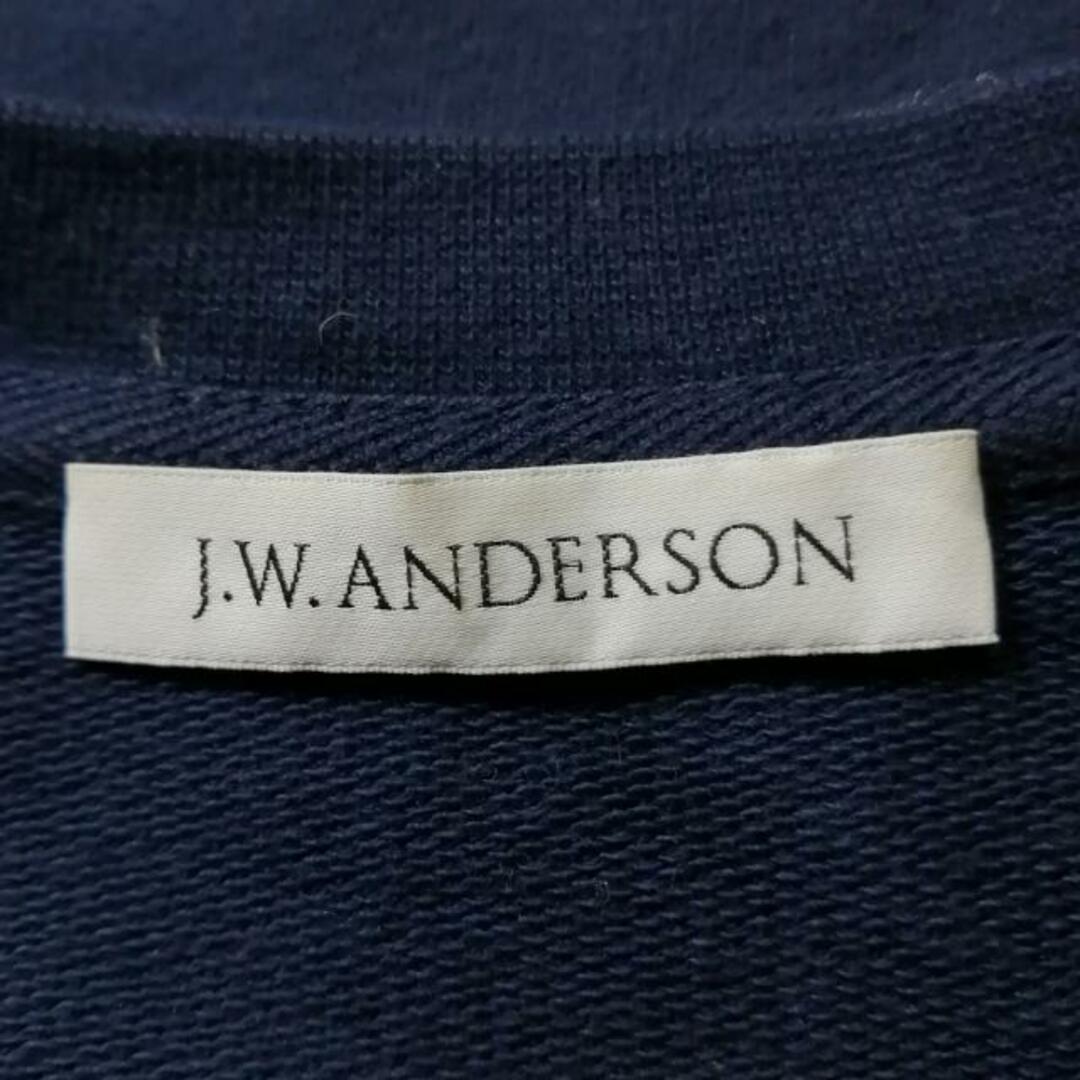 安く購入 J.W.Anderson/JWAnderson(ジェイダブリューアンダーソン) トレーナー サイズS レディース - ネイビー×白×ライトブルー 長袖