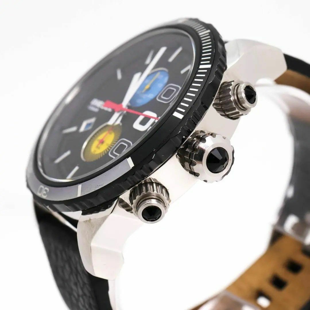 DIESEL(ディーゼル)の《一点物》DIESEL 腕時計 ブラック クロノグラフ デイト メンズ m メンズの時計(腕時計(アナログ))の商品写真