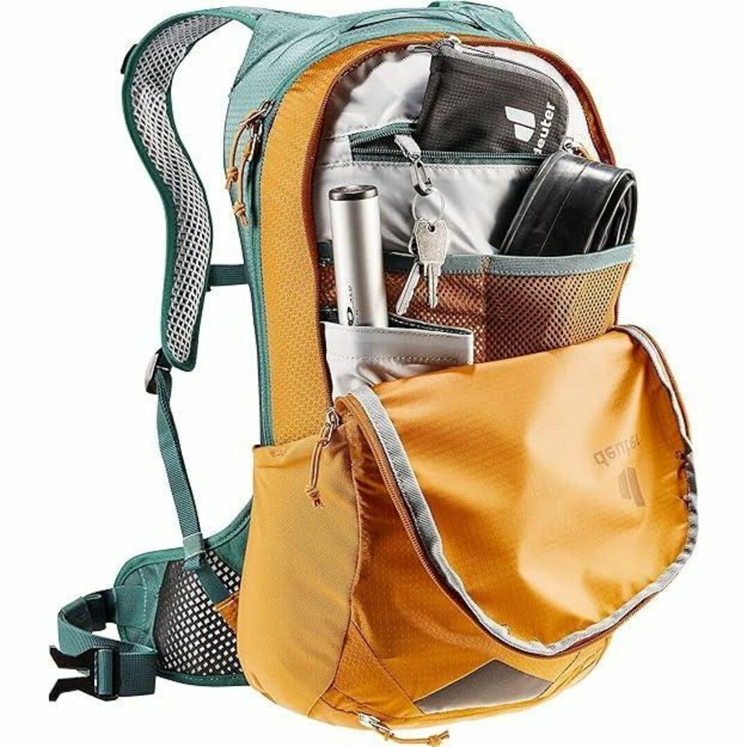 Deuter(ドイター)のドイター レース Air 10（シナモン×ディープシー）バックパック【新品】 スポーツ/アウトドアの自転車(バッグ)の商品写真