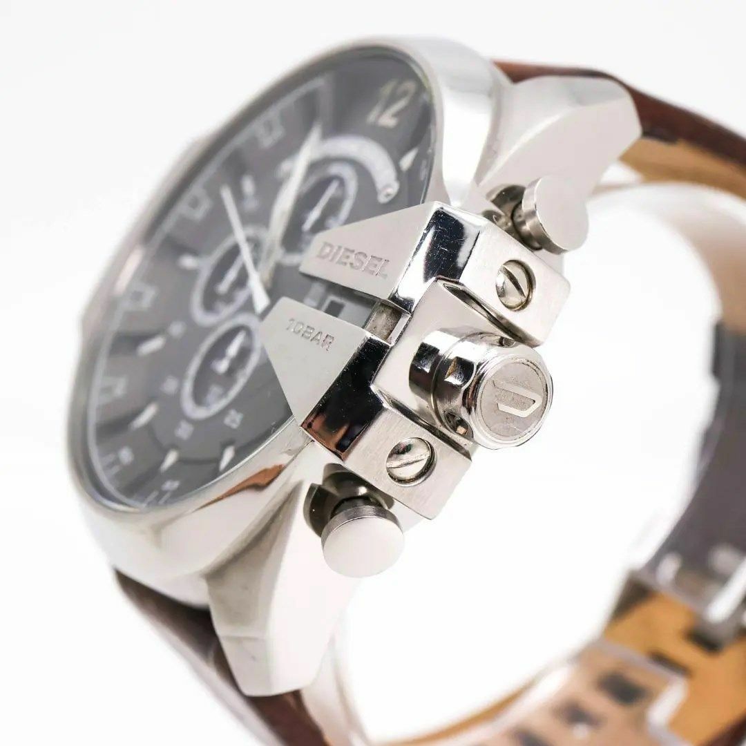 DIESEL(ディーゼル)の《一点物》DIESEL 腕時計 グレー クロノグラフ デイト メンズ l メンズの時計(腕時計(アナログ))の商品写真