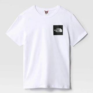 ザノースフェイス(THE NORTH FACE)の★新品★ 【ノースフェイス】 Tシャツ L ビックロゴ ヨーロッパ 白 黒 黄(Tシャツ/カットソー(半袖/袖なし))