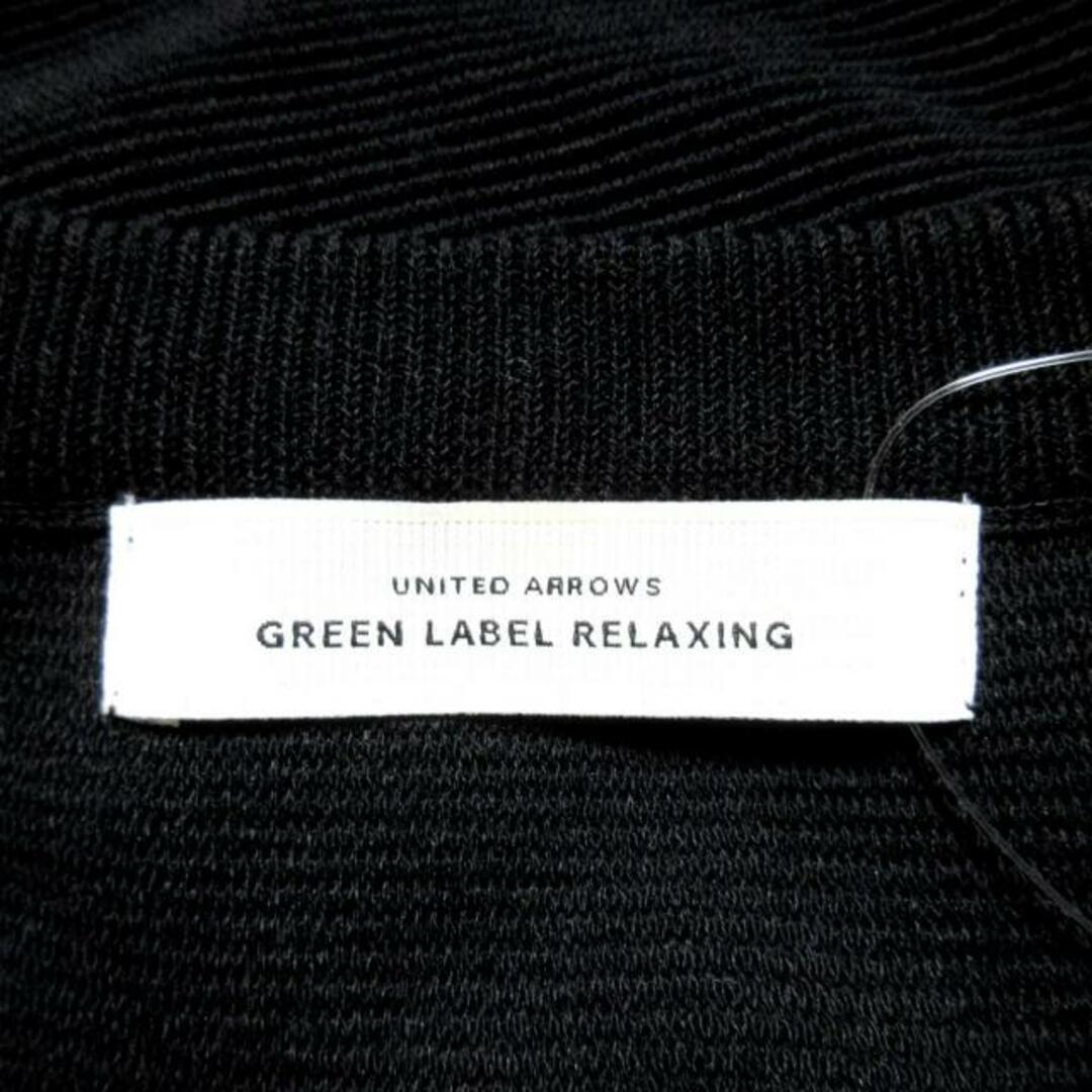 United Arrows GREEN LABEL RELAXING(ユナイテッドアローズ グリーンレーベル) ノースリーブカットソー サイズM レディース - 黒 レディースのトップス(カットソー(半袖/袖なし))の商品写真