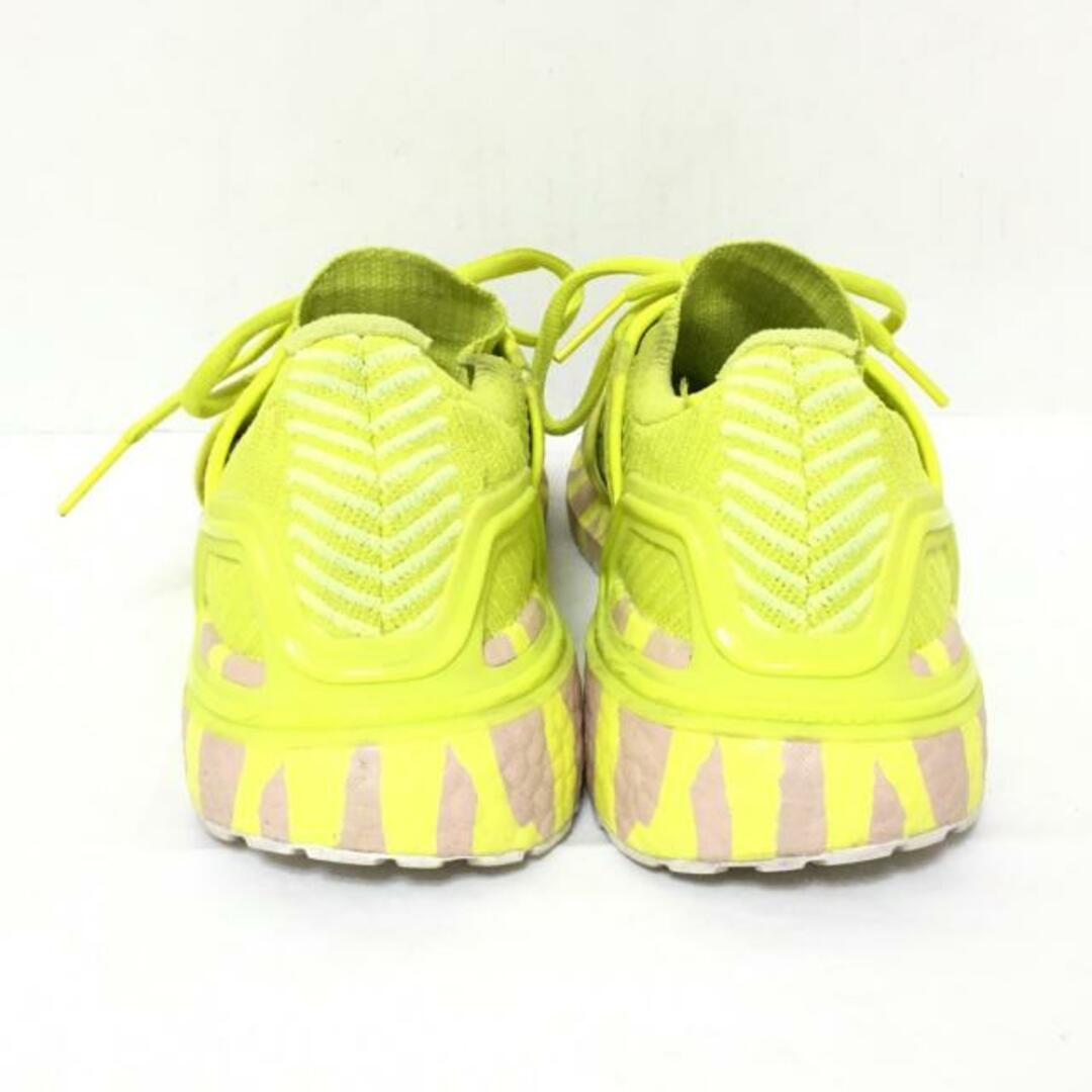 adidas by Stella McCartney(アディダスバイステラマッカートニー)のADIDAS BY STELLA McCARTNEY(アディダスバイステラマッカートニー) スニーカー 25.5 レディース - イエローグリーン PRIMEBLUE 化学繊維 レディースの靴/シューズ(スニーカー)の商品写真