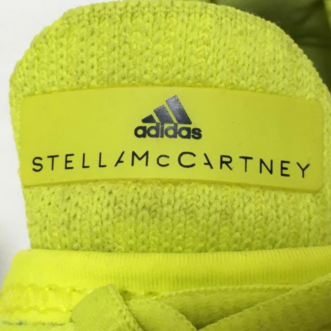 adidas by Stella McCartney(アディダスバイステラマッカートニー)のADIDAS BY STELLA McCARTNEY(アディダスバイステラマッカートニー) スニーカー 25.5 レディース - イエローグリーン PRIMEBLUE 化学繊維 レディースの靴/シューズ(スニーカー)の商品写真