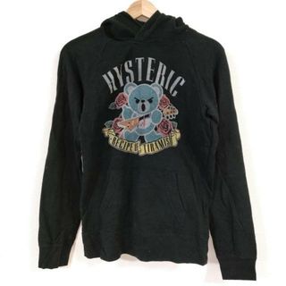 HYSTERIC GLAMOUR - HYSTERIC GLAMOUR(ヒステリックグラマー) パーカー サイズF レディース - 黒×ネイビー×マルチ 長袖/クマ