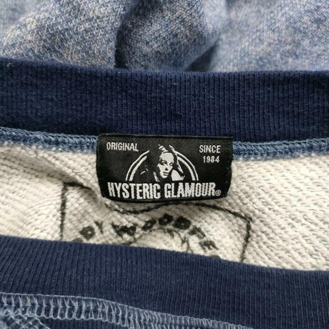 HYSTERIC GLAMOUR(ヒステリックグラマー)のHYSTERIC GLAMOUR(ヒステリックグラマー) トレーナー サイズF レディース - ブルー×レッド×マルチ 長袖/ウッディウッドペッカー レディースのトップス(トレーナー/スウェット)の商品写真