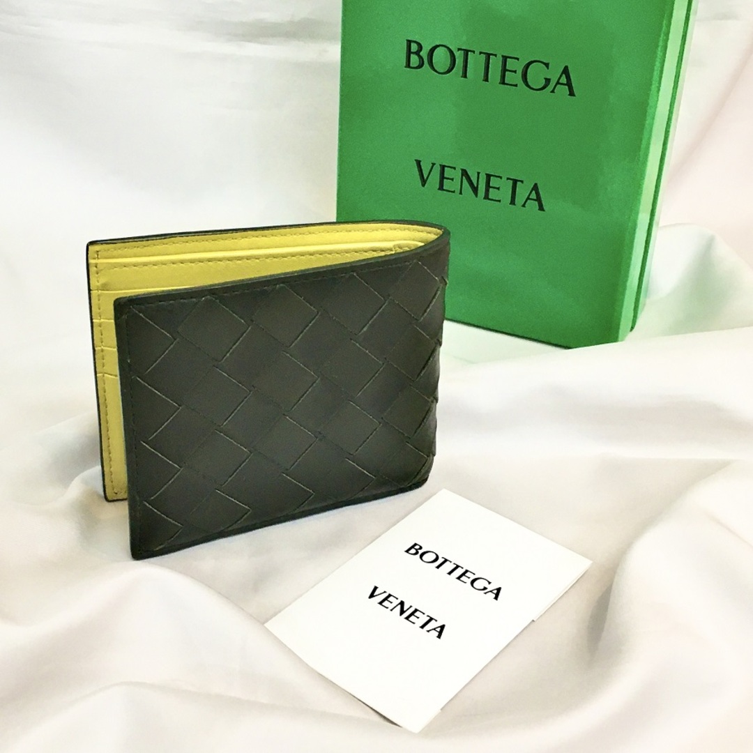 BOTTEGA VENETA折財布二つ折りバイカラー BOTTEGA VENETA折財布二つ折りバイカラー