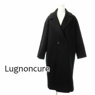 Lugnoncure - ルノンキュール オーバーサイズチェスターコート F 黒 231023CK2R