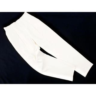 ノーリーズ(NOLLEY'S)のNOLLEY'S ノーリーズ リネン混 タック テーパード パンツ size36/白 ■◇ レディース(その他)