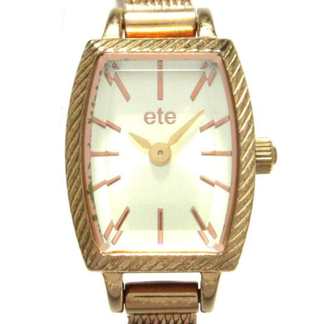 ete(エテ)のete(エテ) 腕時計 レディース シルバー レディースのファッション小物(腕時計)の商品写真