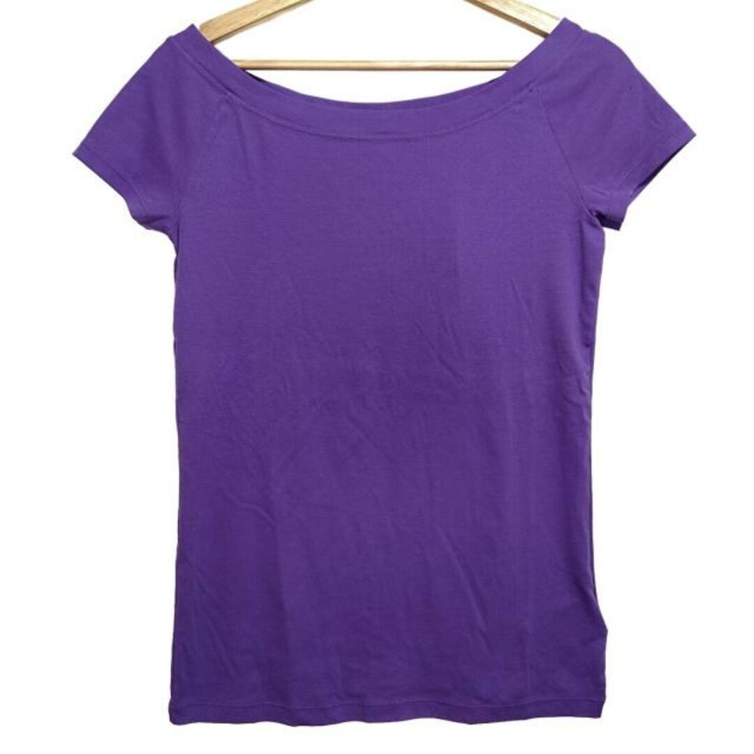 Ralph Lauren(ラルフローレン)のRalphLauren(ラルフローレン) 半袖Tシャツ サイズM レディース - パープル LAUREN レディースのトップス(Tシャツ(半袖/袖なし))の商品写真