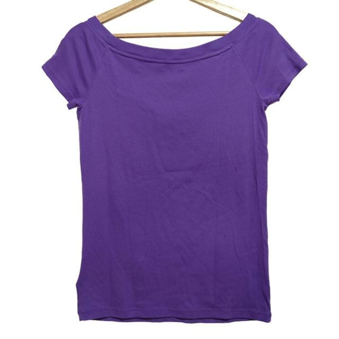 Ralph Lauren(ラルフローレン)のRalphLauren(ラルフローレン) 半袖Tシャツ サイズM レディース - パープル LAUREN レディースのトップス(Tシャツ(半袖/袖なし))の商品写真