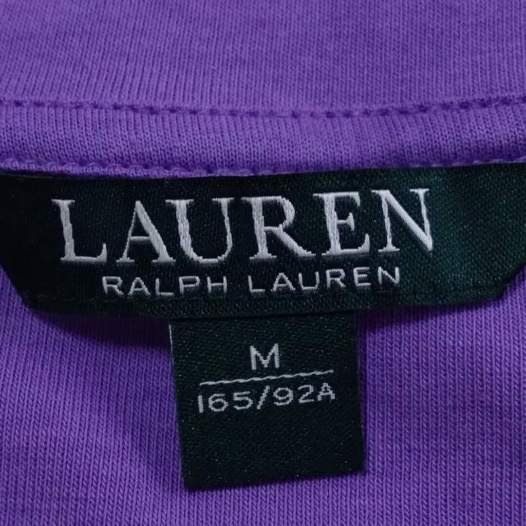 Ralph Lauren(ラルフローレン)のRalphLauren(ラルフローレン) 半袖Tシャツ サイズM レディース - パープル LAUREN レディースのトップス(Tシャツ(半袖/袖なし))の商品写真