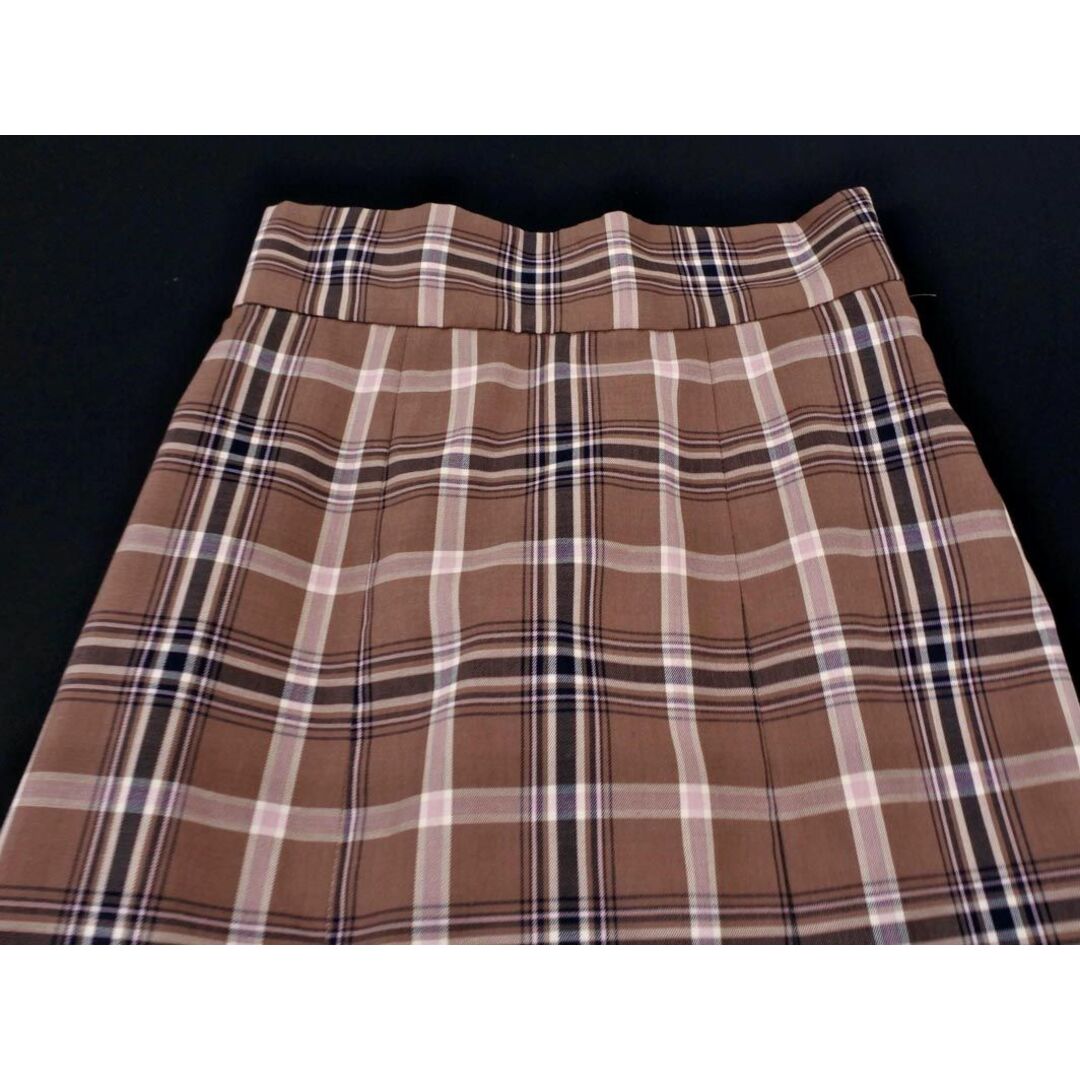 Swingle(スウィングル)のSwingle スウィングル チェック マーメイド スカート sizeS/ピンクベージュ ■■ レディース レディースのスカート(ロングスカート)の商品写真