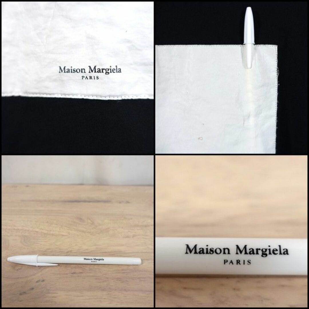 限定数特別価格 【良品】マルタンマルジェラ　ボールペン付き　白布貼り付けＴシャツ
