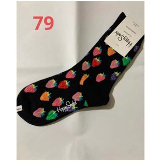 ハッピーソックス(Happy Socks)のハッピーソックス新品　レディース　イチゴ 苺　カラフル(ソックス)